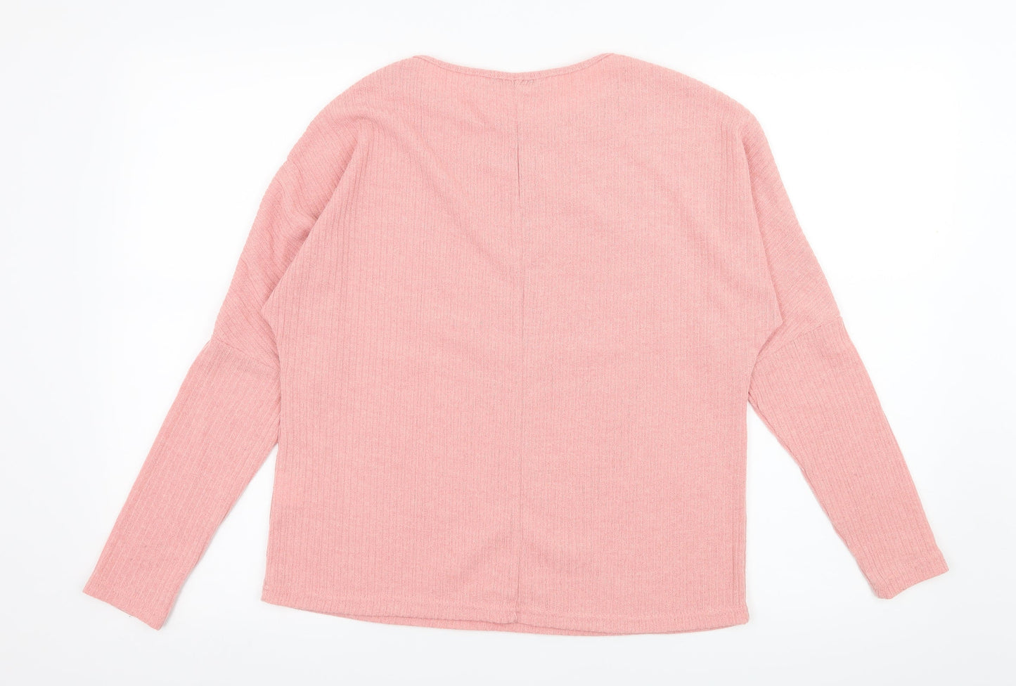 SheIn Womens Pink  Jersey Basic T-Shirt Size S