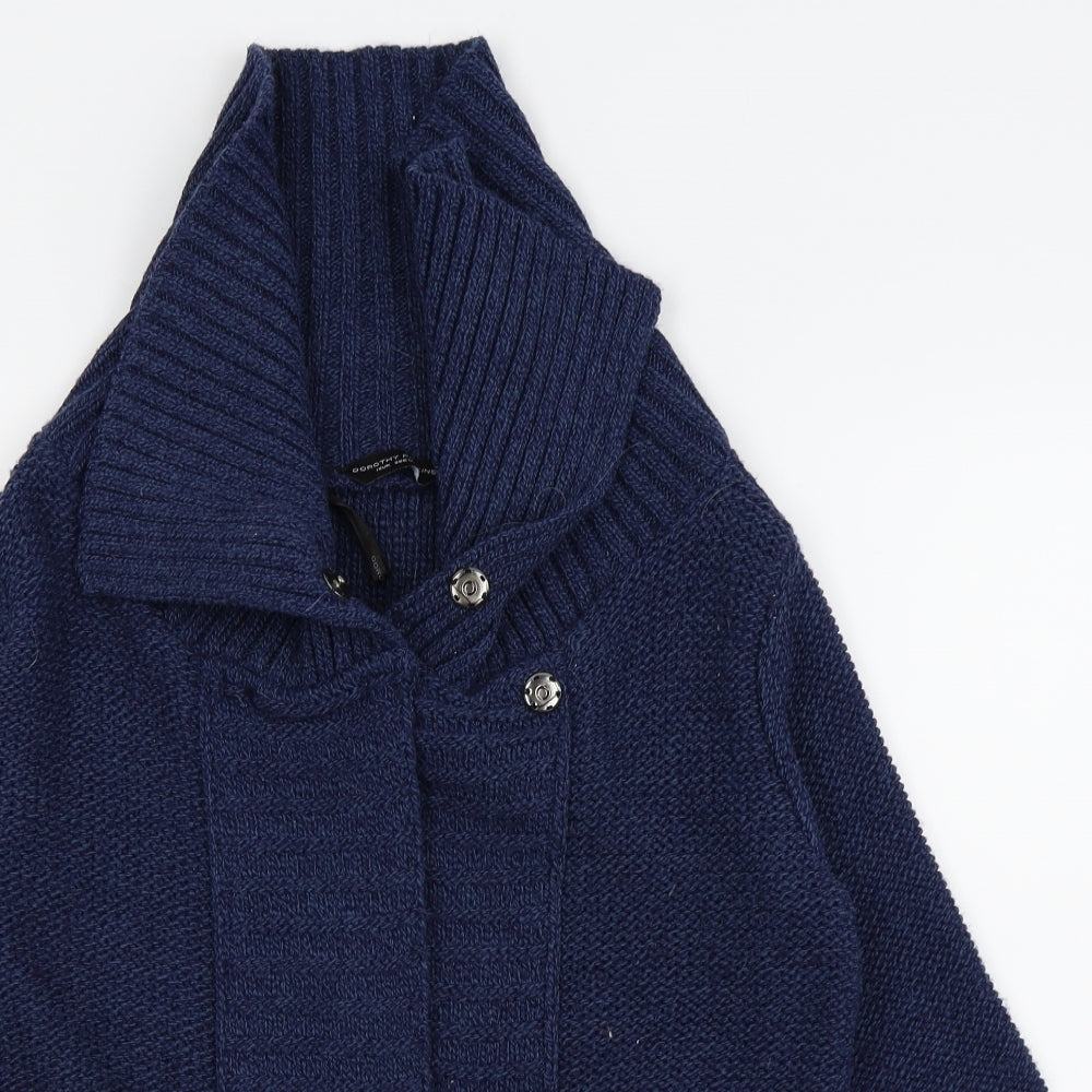 Dorothy Perkins Womens Blue   Cardigan Jumper Size 10