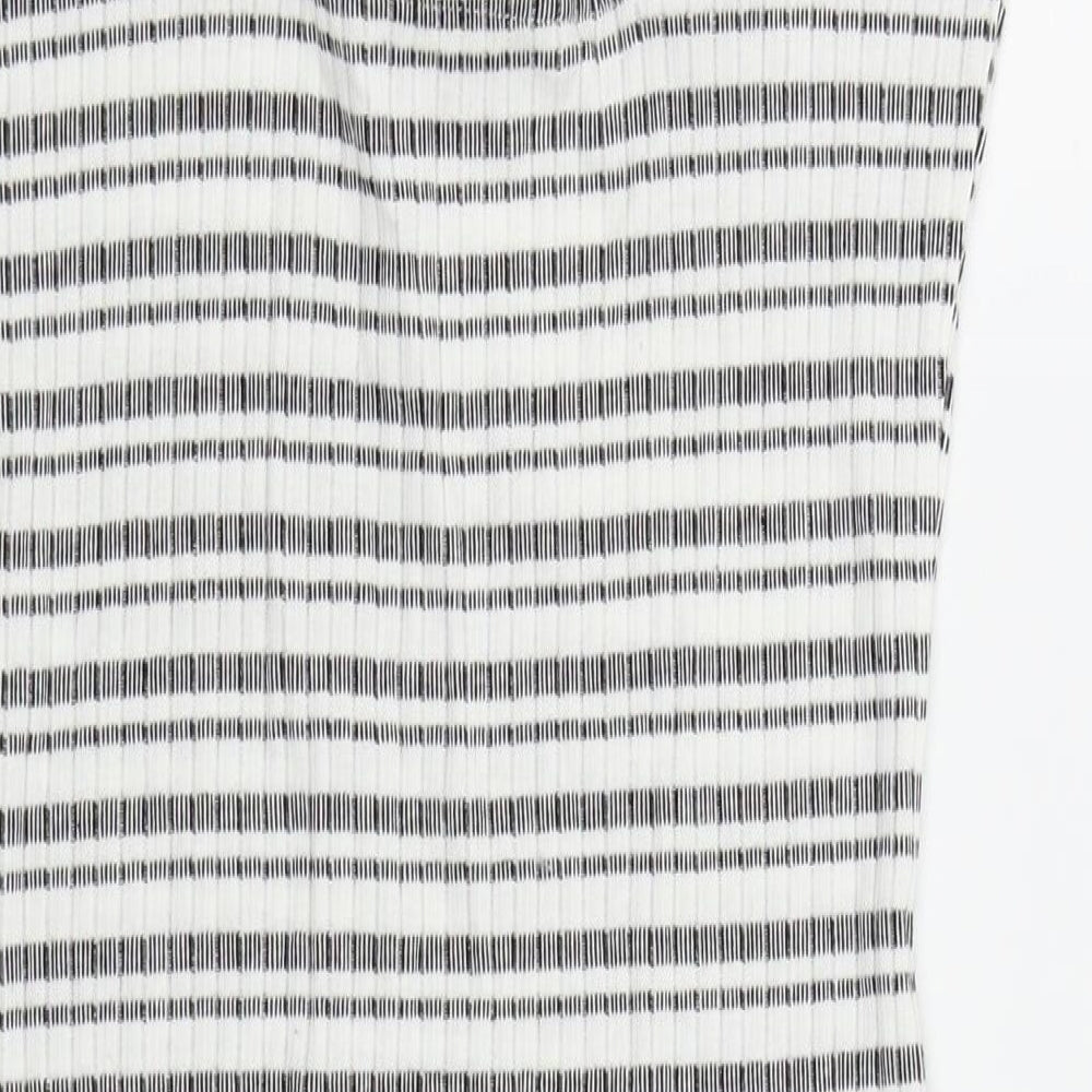 Dorothy Perkins Womens Grey Houndstooth  Pencil Dress  Size 8