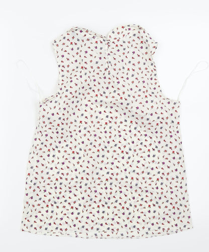 Womens UK Size 8 New Look White Camisole Blouse