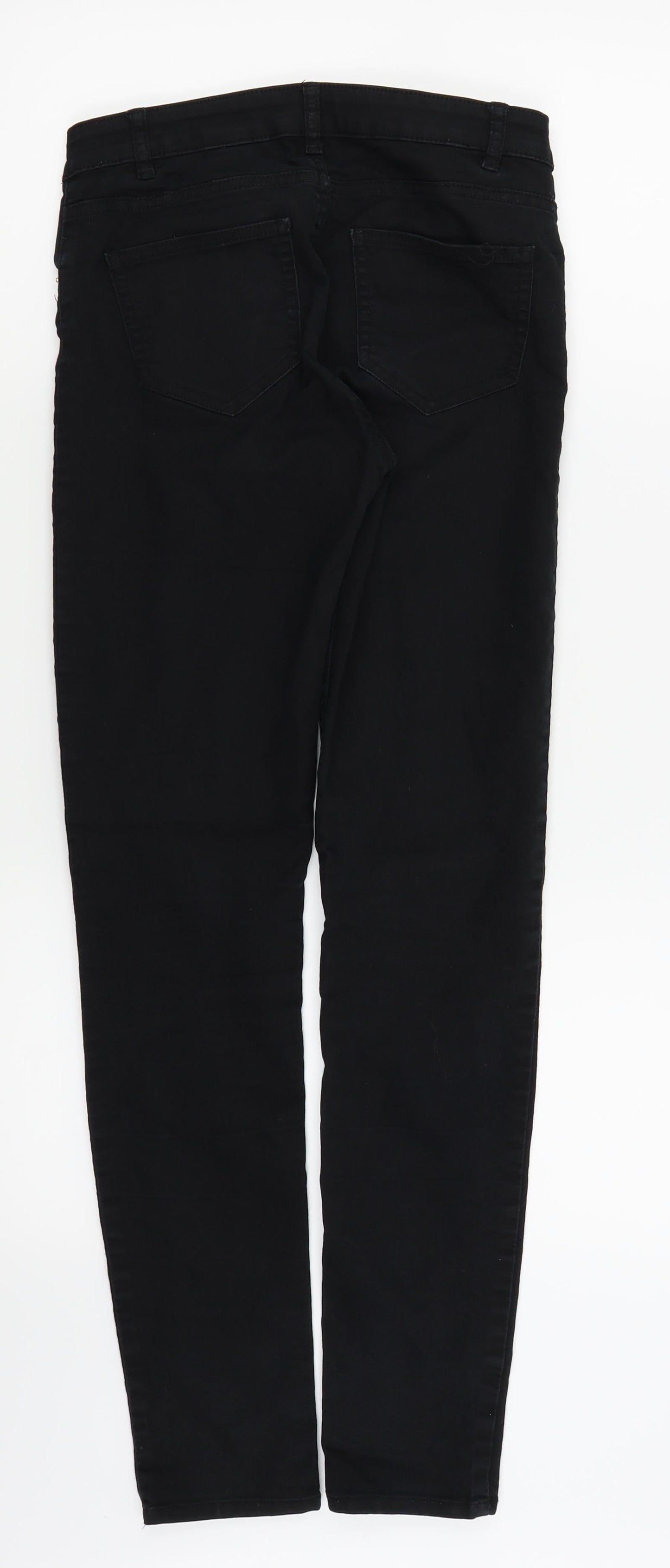 Womens UK Size 6 H&M Regular Fit Skinny Black Jeans