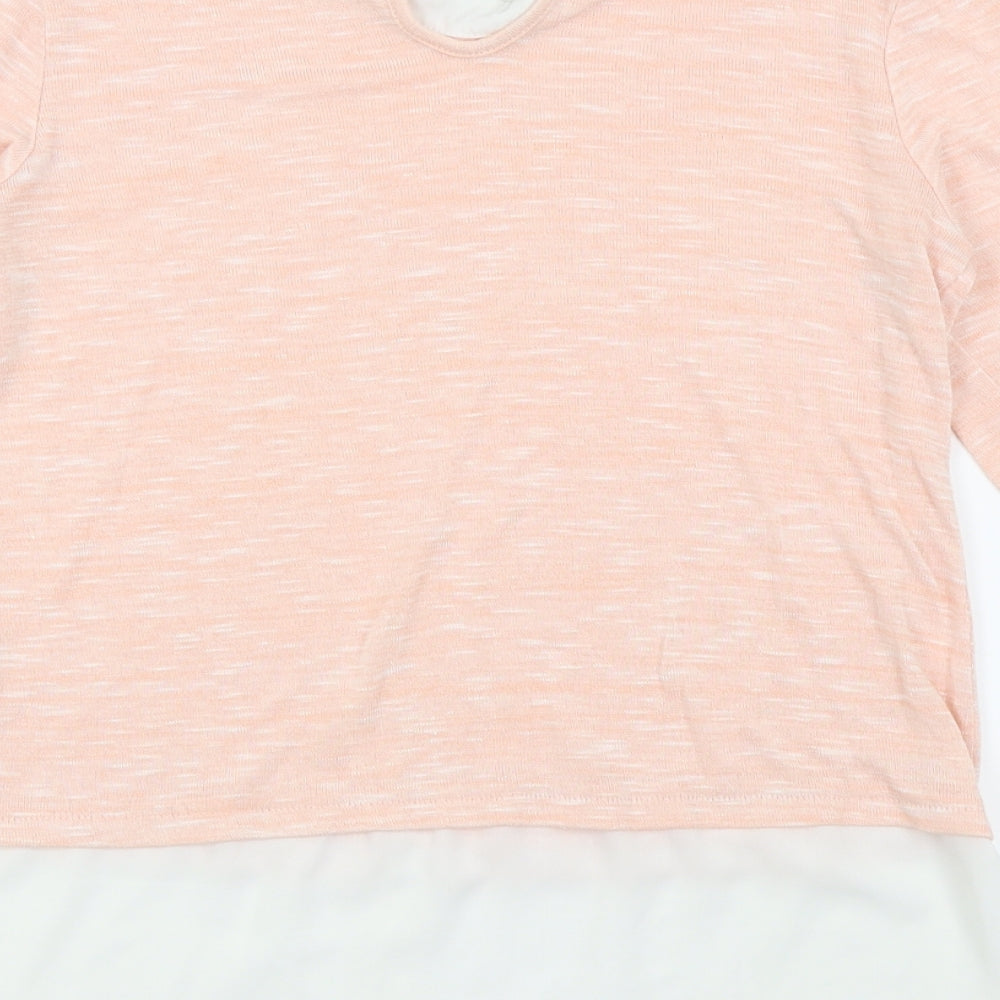 Primark Womens Pink   Basic T-Shirt Size 6