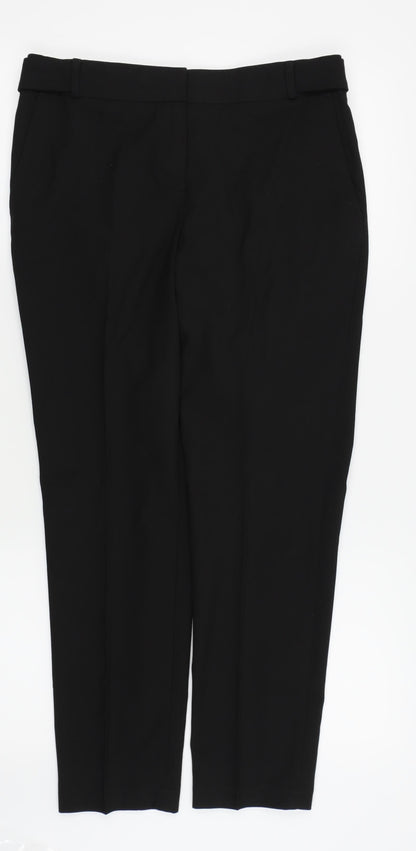 Womens UK Size 8 NEXT Regular Fit  Black Trousers