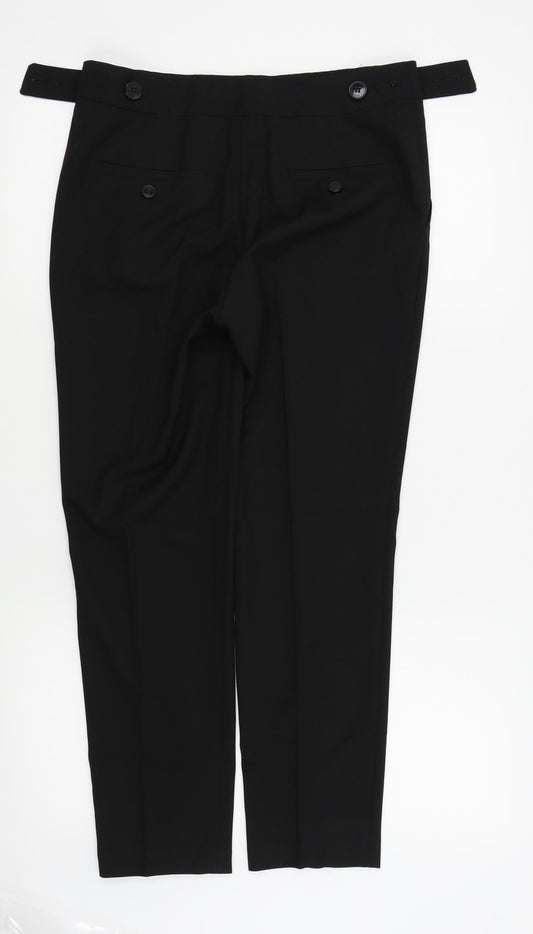Womens UK Size 8 NEXT Regular Fit  Black Trousers