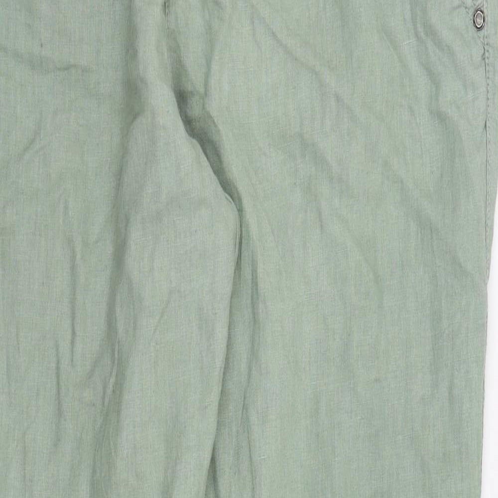 Womens UK Size 36 in pre worn Regular Fit  Green Trousers