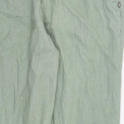 Womens UK Size 36 in pre worn Regular Fit  Green Trousers
