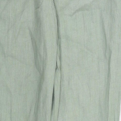 Womens UK Size 36 in pre worn Regular Fit  Green Trousers