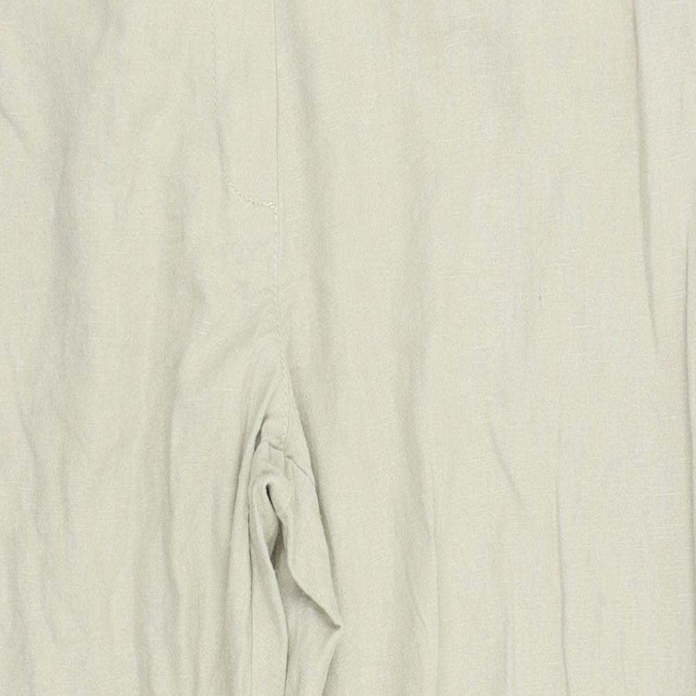 m&s Womens Beige   Trousers  Size 18 L24.5 in