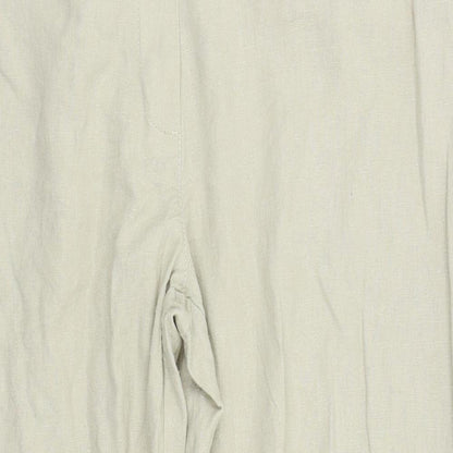 m&s Womens Beige   Trousers  Size 18 L24.5 in