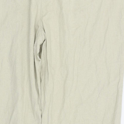 m&s Womens Beige   Trousers  Size 18 L24.5 in