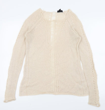Topshop Womens Pink   Pullover Jumper Size 8
