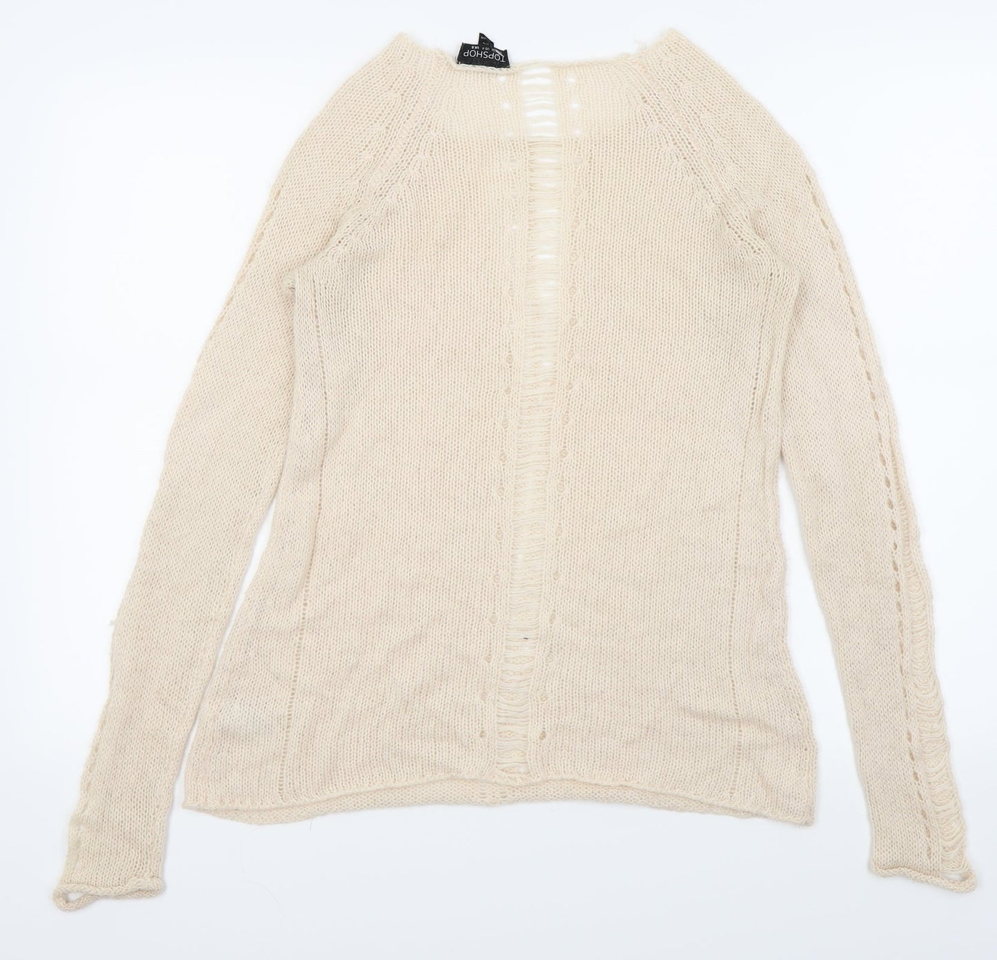 Topshop Womens Pink   Pullover Jumper Size 8