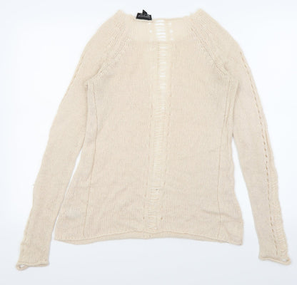 Topshop Womens Pink   Pullover Jumper Size 8
