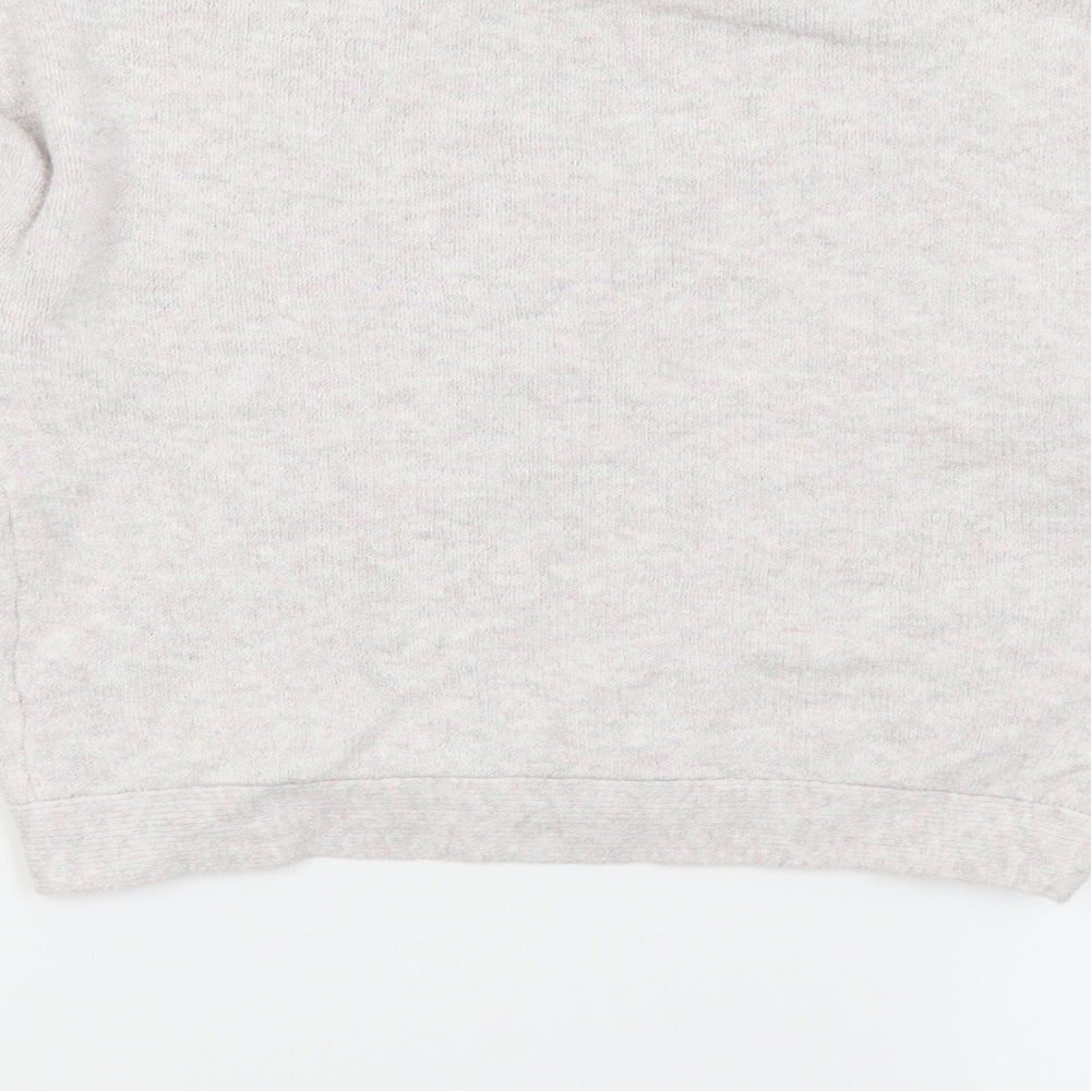 Shrinking Violet Womens White   Pullover Jumper Size S