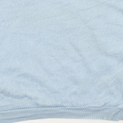 amari Womens Blue Floral  Pullover Jumper Size 18