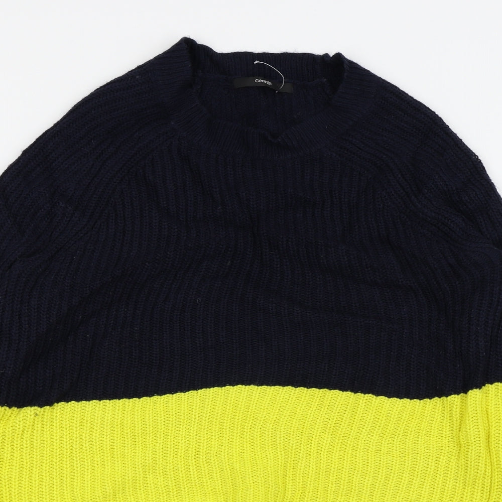 Asda George Womens Blue   Pullover Jumper Size 12