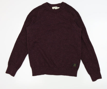 LOGG Mens Purple   Pullover Jumper Size M