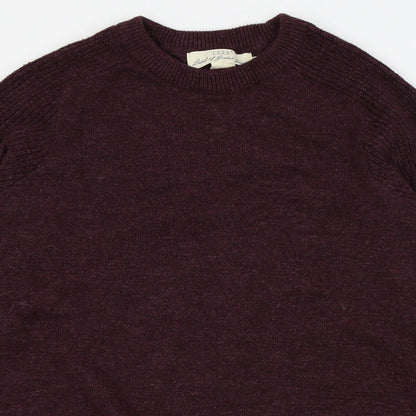 LOGG Mens Purple   Pullover Jumper Size M