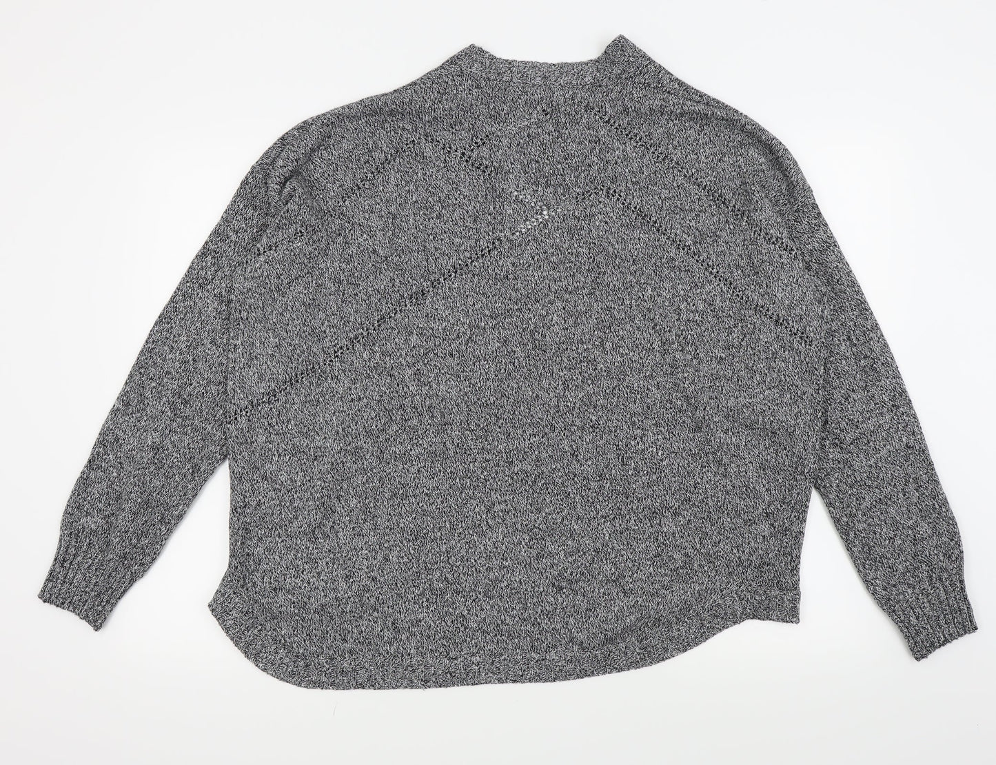 wear your impact Womens Grey   Cardigan Jumper Size M