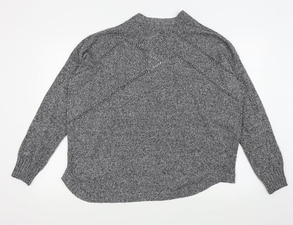 wear your impact Womens Grey   Cardigan Jumper Size M