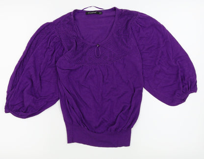 Primark Womens Purple   Basic T-Shirt Size 8