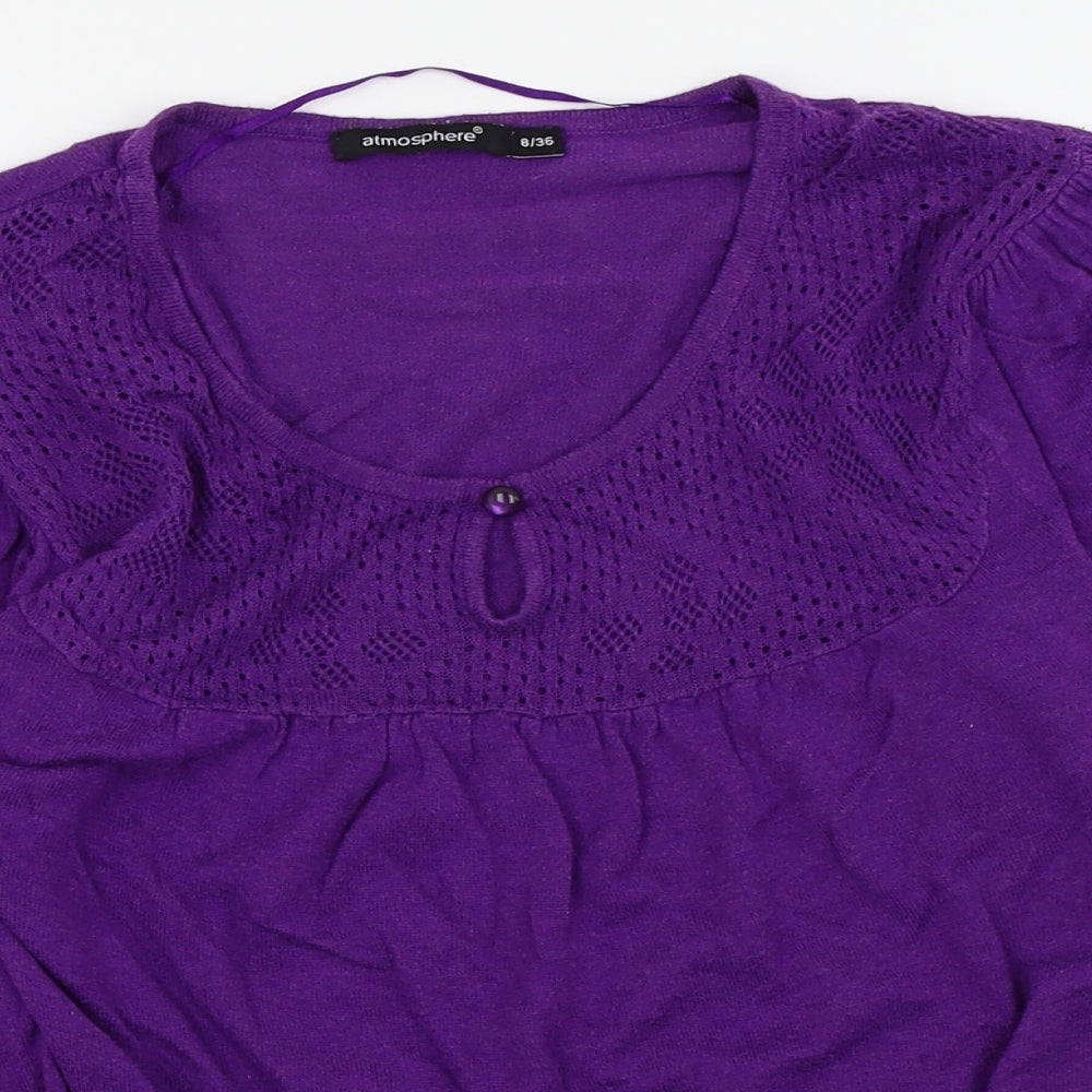 Primark Womens Purple   Basic T-Shirt Size 8