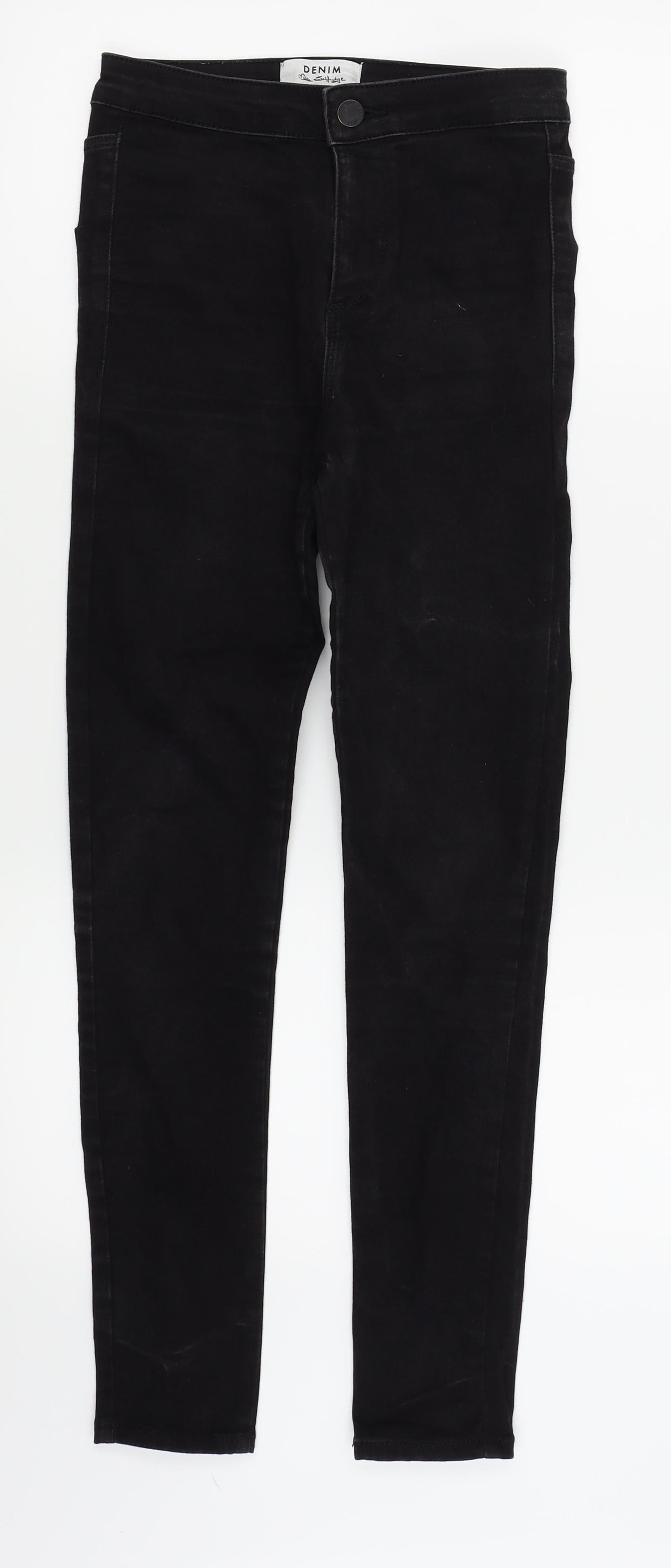 Miss Selfridge Womens Black   Skinny Jeans Size 6 L26 in
