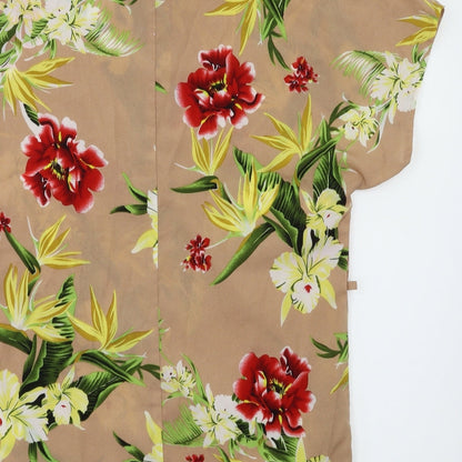 Miss Guided Womens Beige Floral  Basic T-Shirt Size 6