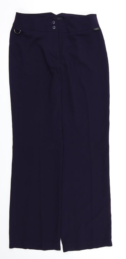 iwear Womens Blue   Trousers  Size 8 L32 in