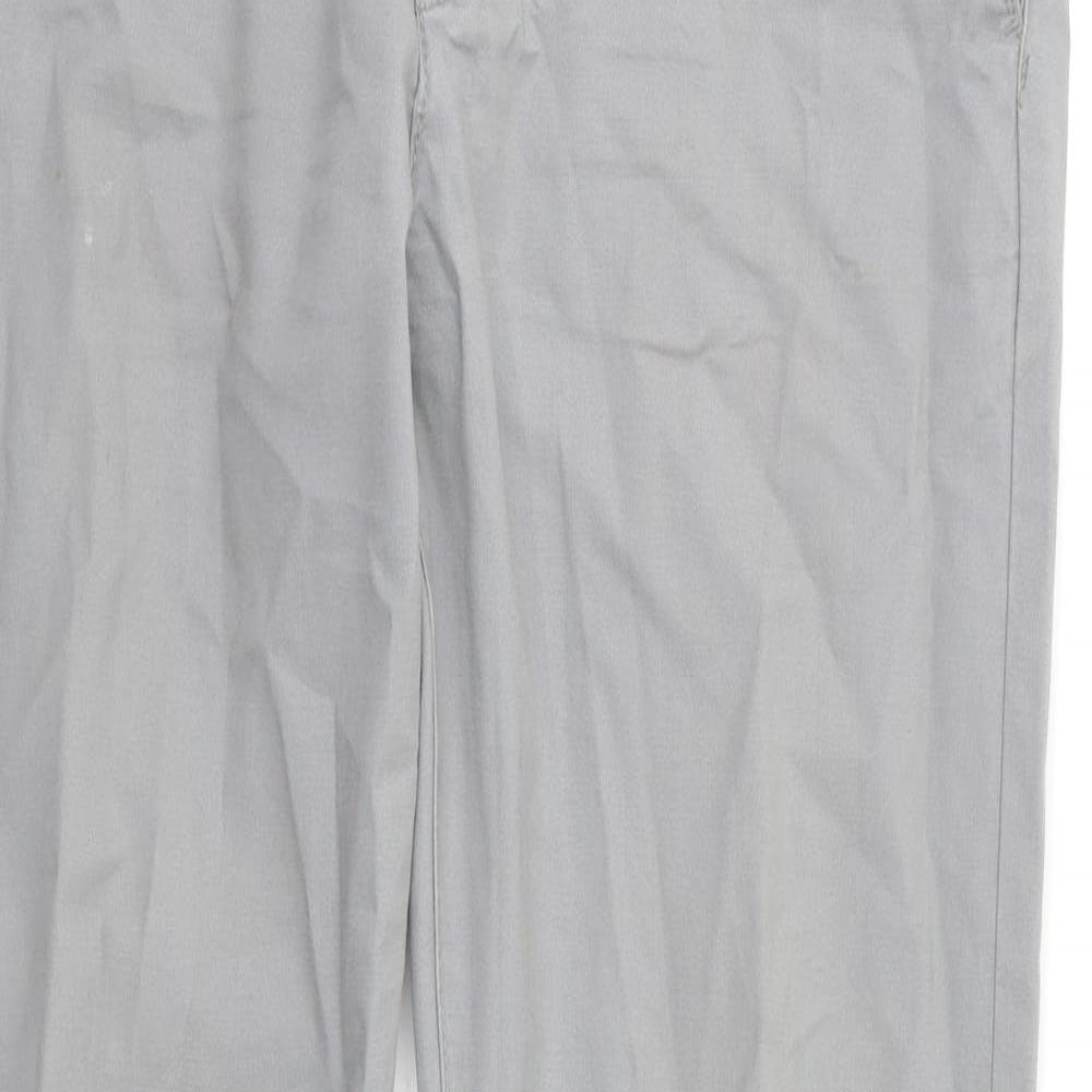 Womens UK Size 32 H&M Regular Fit  Grey Trousers