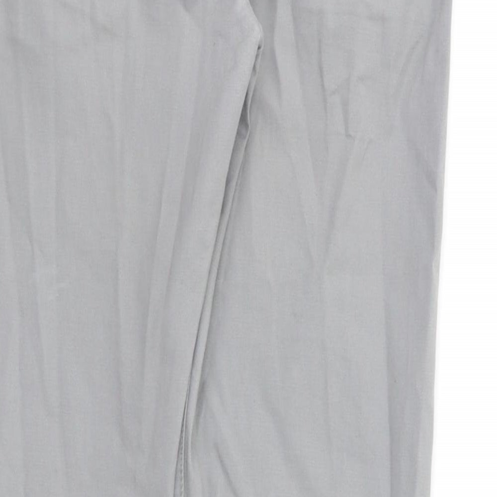 Womens UK Size 32 H&M Regular Fit  Grey Trousers