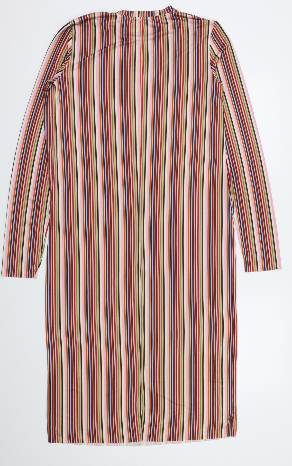 Zara Womens Multicoloured Striped  Fit & Flare  Size S