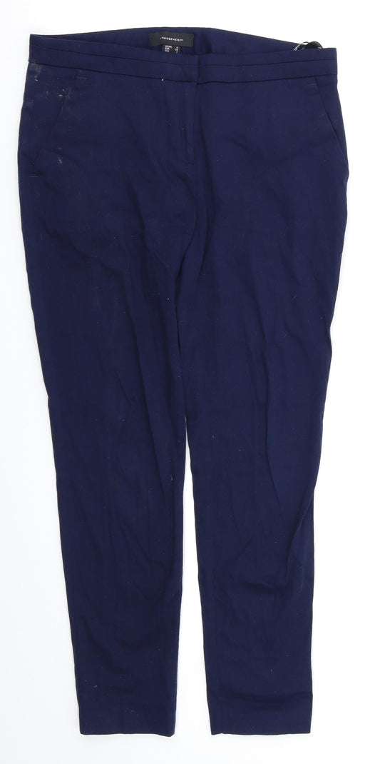 Primark Womens Blue   Trousers  Size 6 L26 in