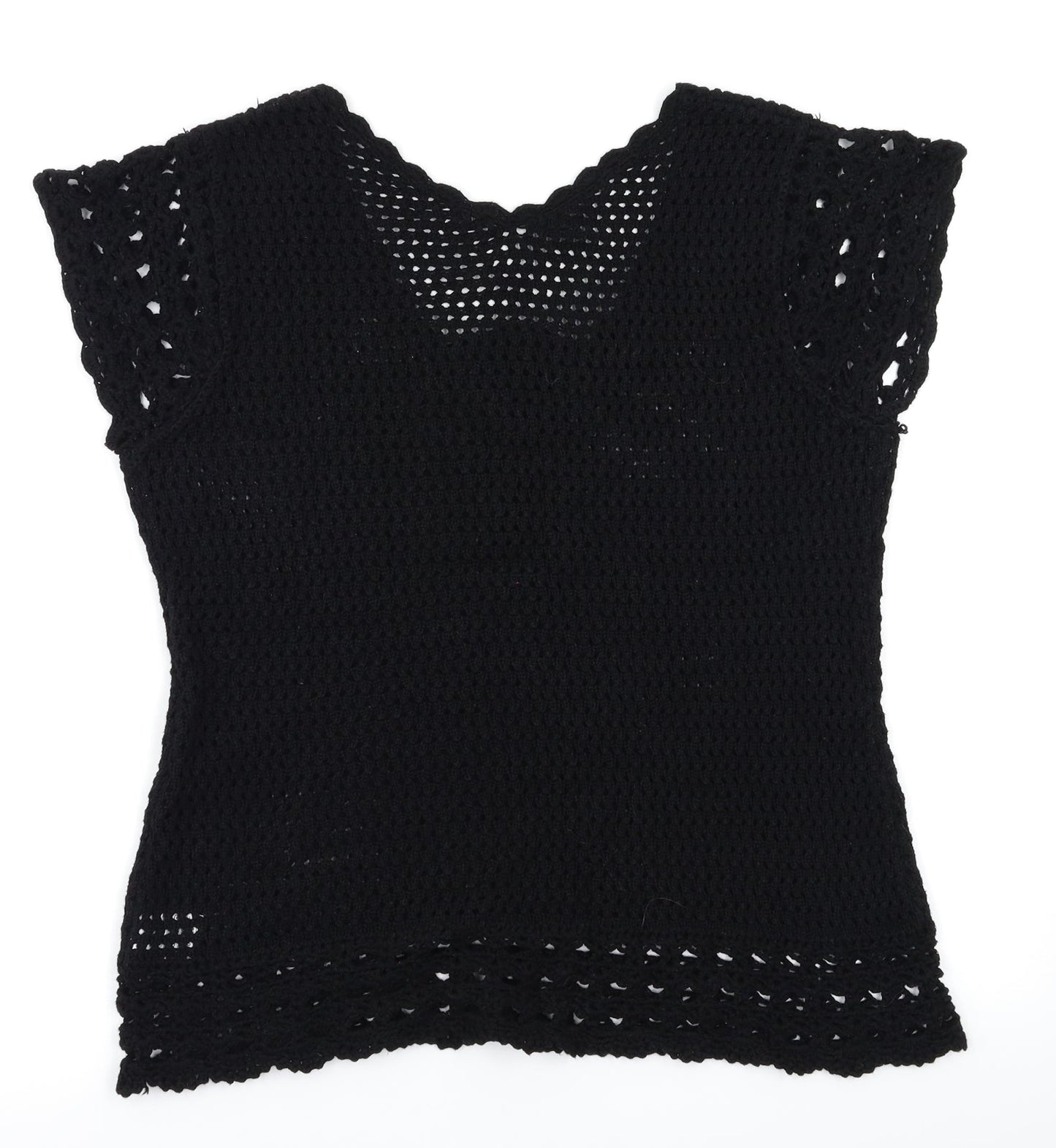 EVIE Womens Black   Basic T-Shirt Size 14