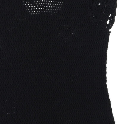 EVIE Womens Black   Basic T-Shirt Size 14