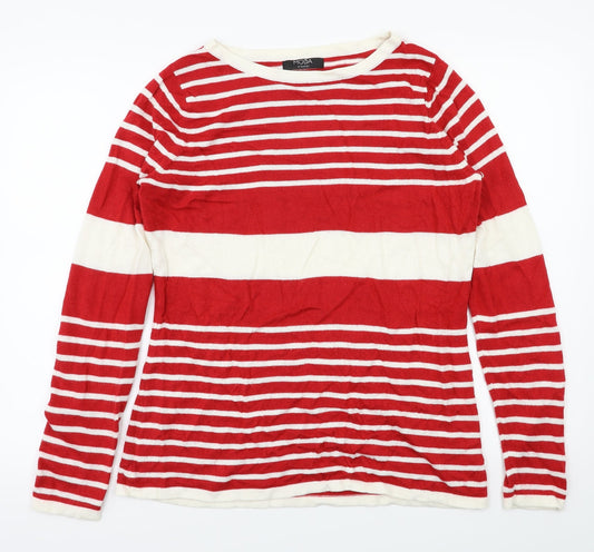 Womens UK Size 12 George Red Basic T-Shirt