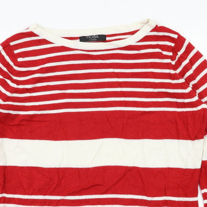 Womens UK Size 12 George Red Basic T-Shirt
