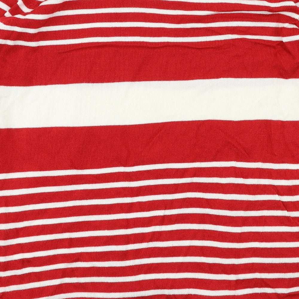 Womens UK Size 12 George Red Basic T-Shirt