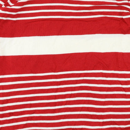 Womens UK Size 12 George Red Basic T-Shirt