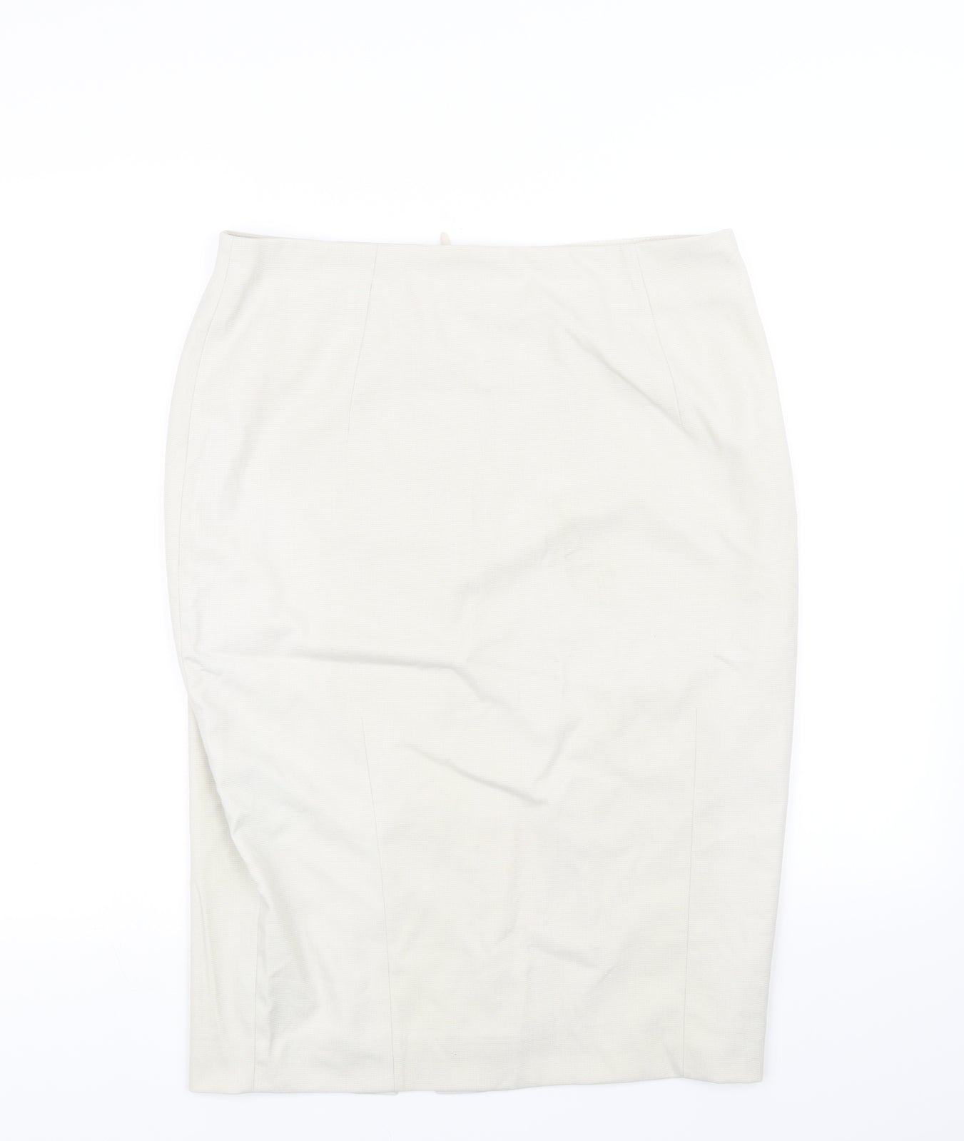 H&M Womens Beige   A-Line Skirt Size 18