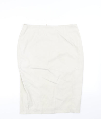 H&M Womens Beige   A-Line Skirt Size 18