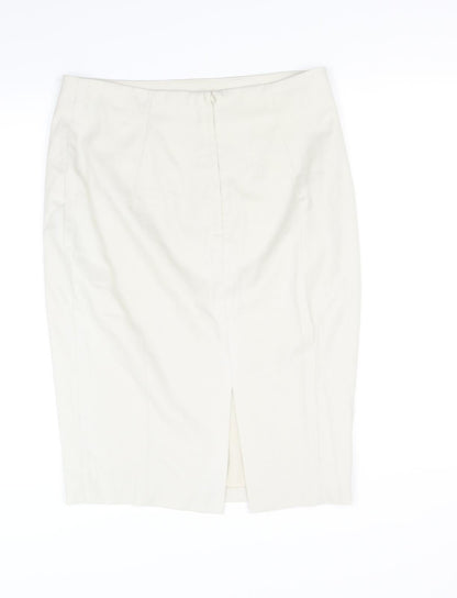 H&M Womens Beige   A-Line Skirt Size 18