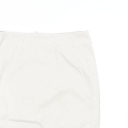 H&M Womens Beige   A-Line Skirt Size 18