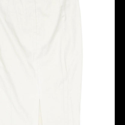 H&M Womens Beige   A-Line Skirt Size 18