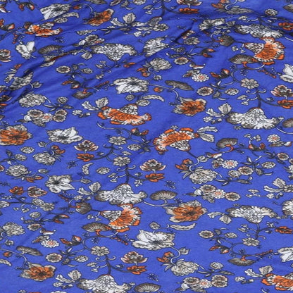 Womens UK Size XL Encuentro Blue Basic Blouse