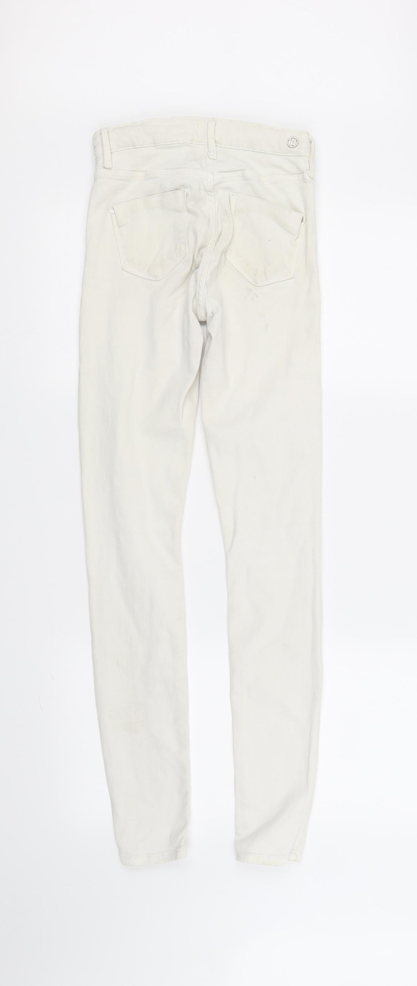 River Island Womens White   Skinny Jeans Size 6 L29 in