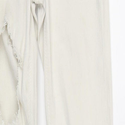 River Island Womens White   Skinny Jeans Size 6 L29 in