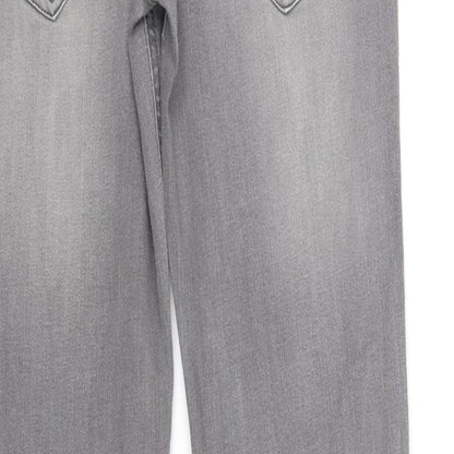Womens UK Size M deniem & co Regular Fit Straight Grey Jeans