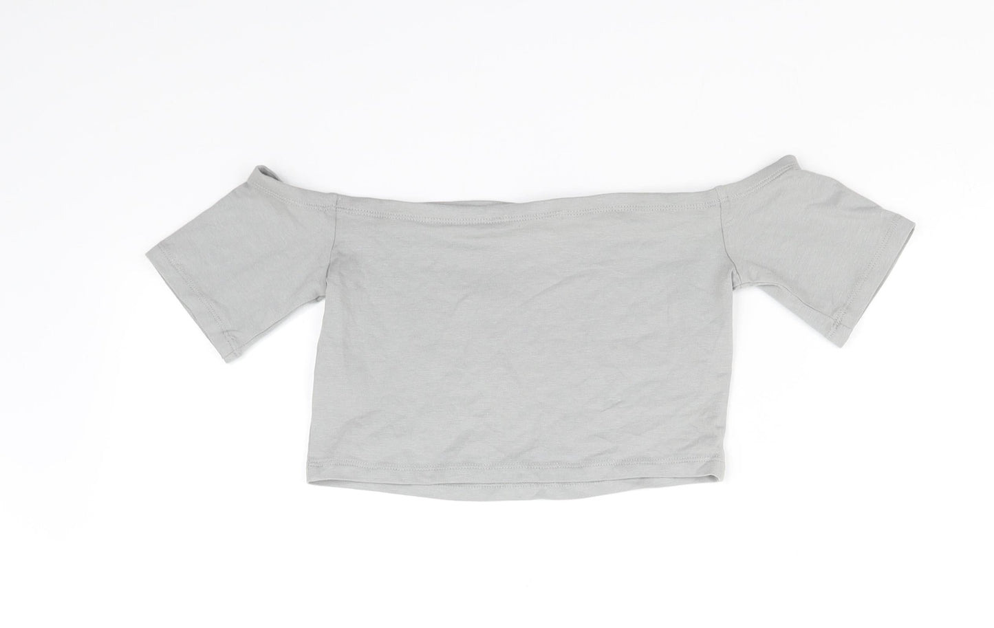 Womens UK Size 8 Select Grey Basic Blouse