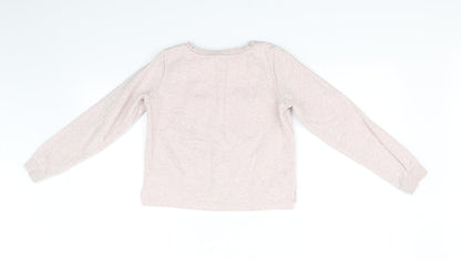 H&M Girls Pink   Pullover Jumper Size 9-10 Years